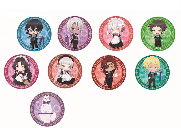 ヴァニタスの NOTES トレーディング缶バッジミニキャラVer. 9 pieces with りセット badge
