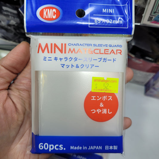 (KMC) Mini Caracter Sleeve Guard Mat & Clear