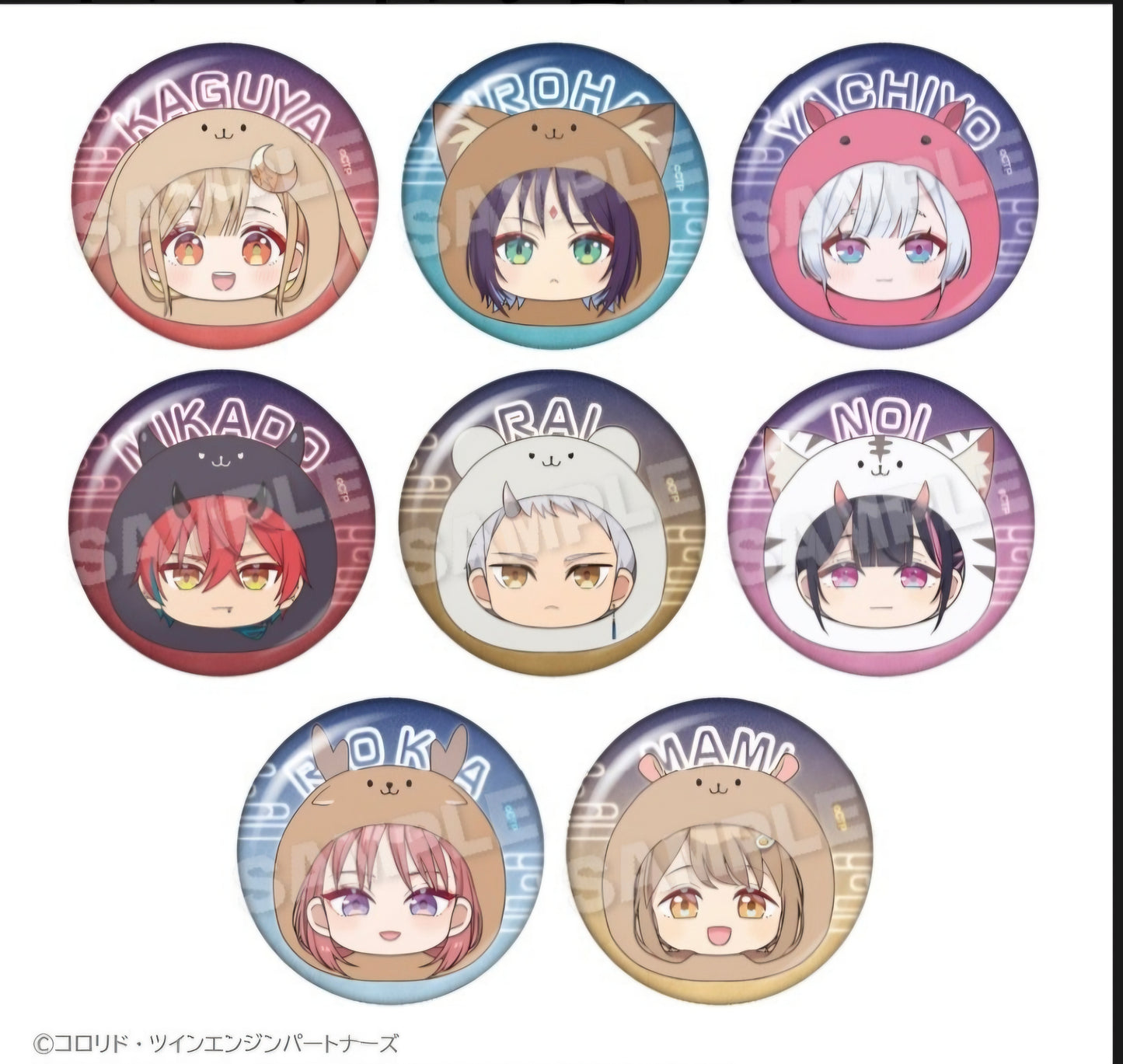 超かぐや姫！ まるめいつトレーディング缶バッジ(IKE)