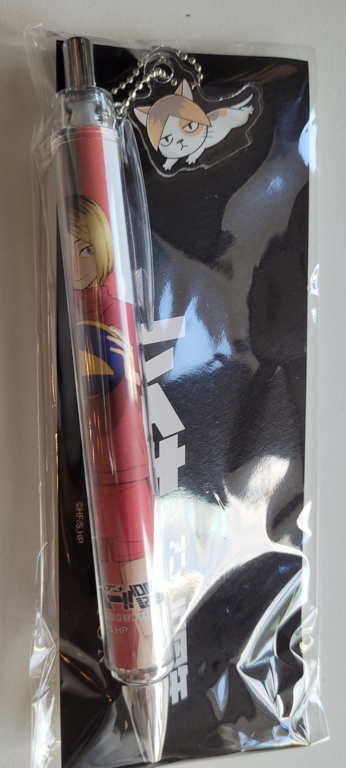 ハイキュー!!アニメ10周年記念展 全感覚EXHIBITION チャーム付きボールペン<10周年記念展描き下ろし 孤爪研磨> pen toy