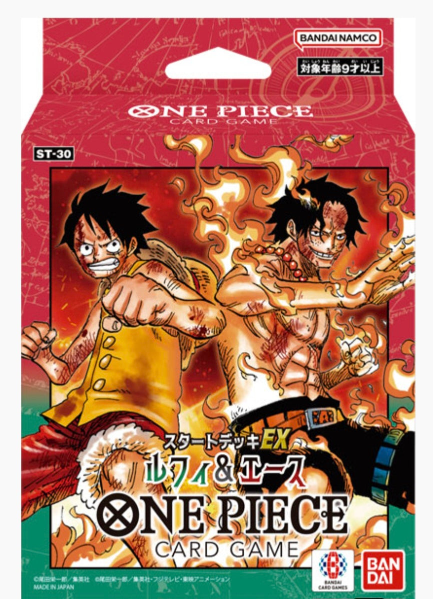 ONE PIECE CG ｽﾀｰﾄﾃﾞｯｷEX ﾙﾌｨ＆ｴｰｽ 【ST-30】