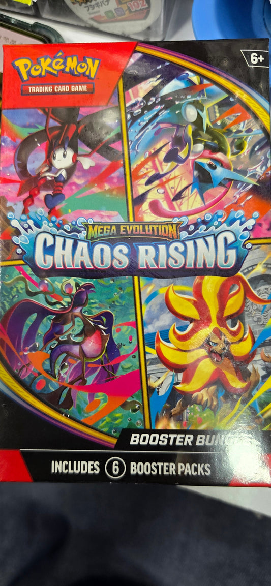 Pokémon TCG: Mega Evolution Chaos Rising Booster Bundle｜寶可夢集換式卡牌：超級進化 混沌崛起 補充包組合