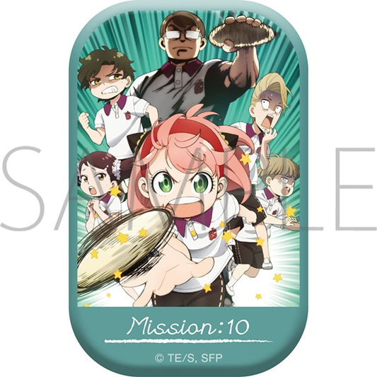 「SPY×FAMILY」　スクエア 缶バッジ　MISSION:10「ドッジボール大作戦」メインビジュアル can badge