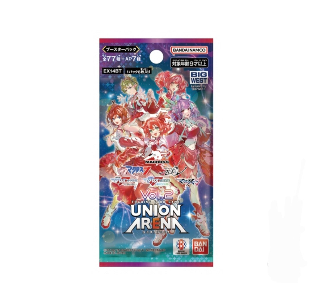(BANDAI) UNION ARENA booster 「ﾏｸﾛｽ」ｼﾘｰｽﾞ Vol.2【EX14BT】