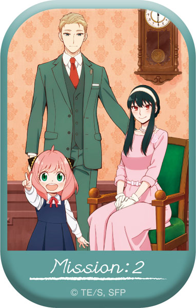 SPY×FAMILY スクエア 缶バッジ MISSION：2「妻役を確保せよ」メインビジュアル