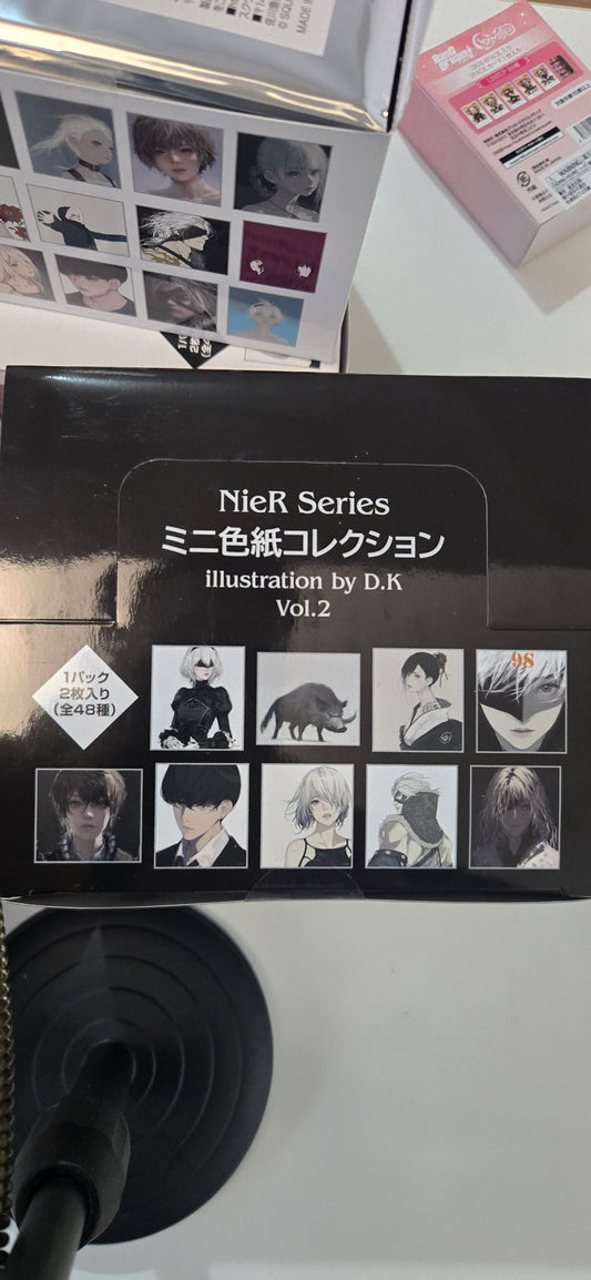 NieR Series 迷你色紙收藏品 illustration by D.K Vol.2 (一盒內含2枚全48種)池袋