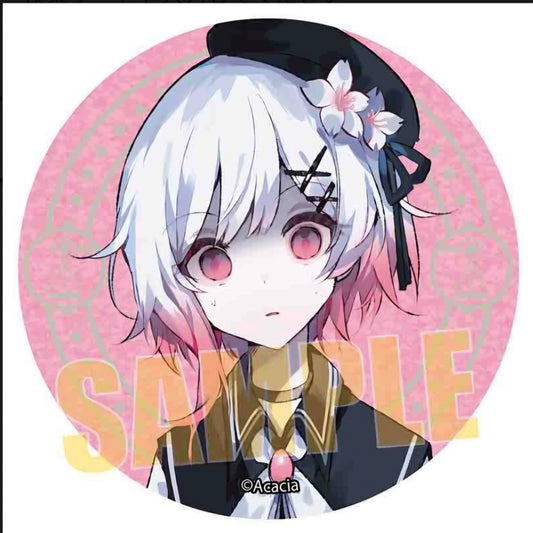 魔法少女ノ魔女裁判 グリッター缶バッジ 桜羽エマC (IKE)