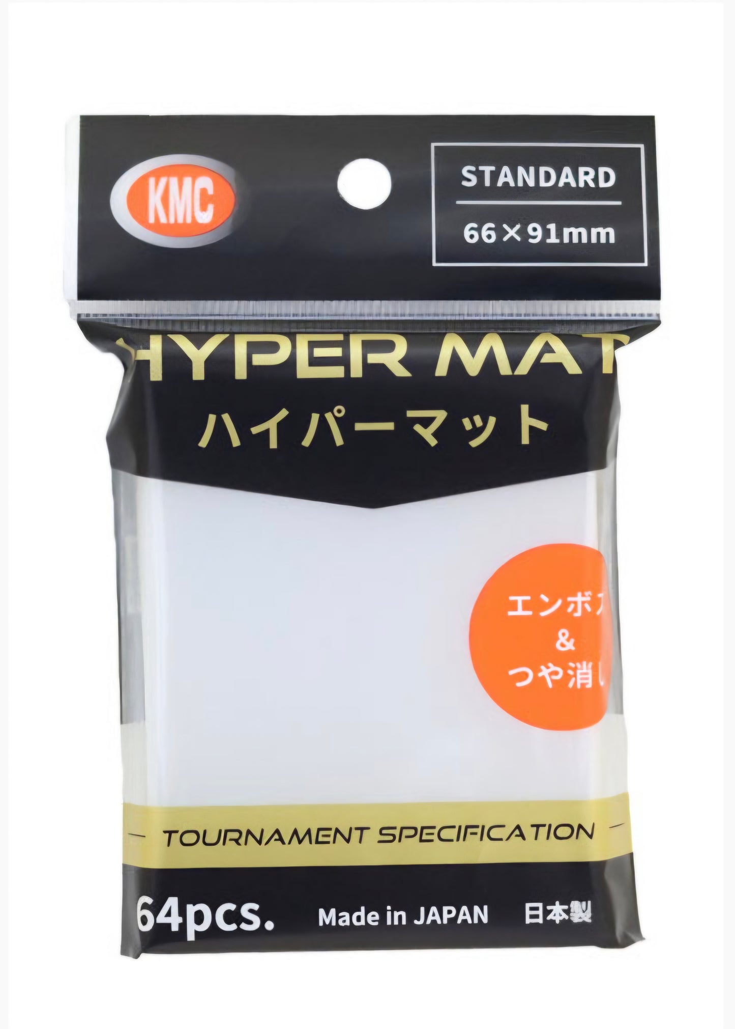 (KMC) sleeve Hyper MAT clear 66x91mm