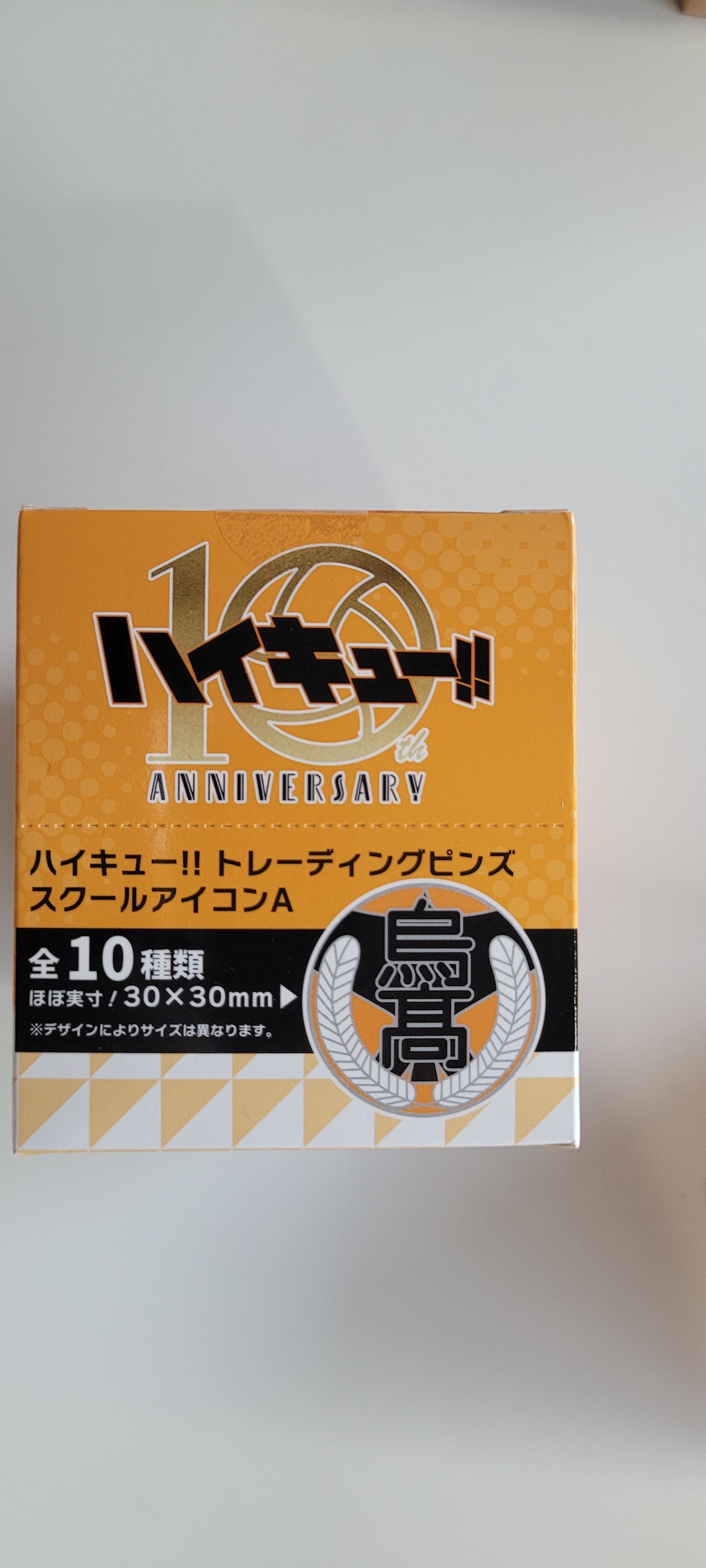 ハイキュー!!アニメ10周年記念展トレーディング缶バッジスクールアイコンA tcb