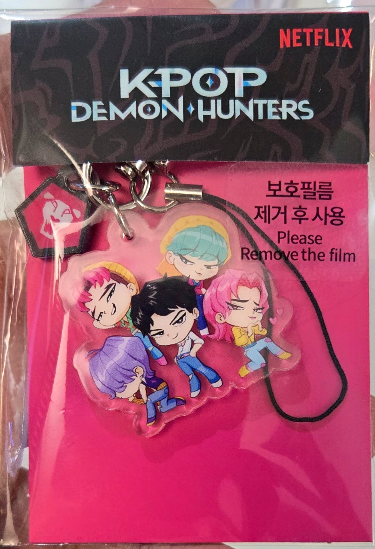 KPOP Demon Hunters 五角色組合壓克力鑰匙圈 / KPOP Demon Hunters Five Character Acrylic Keychain池袋