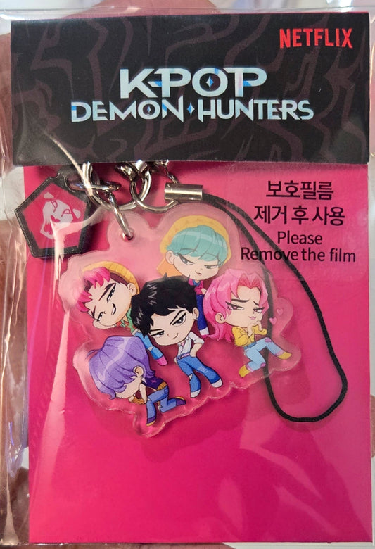 KPOP Demon Hunters 五角色組合壓克力鑰匙圈 / KPOP Demon Hunters Five Character Acrylic Keychain池袋