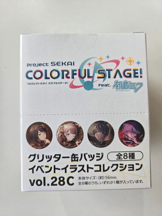 プロジェクトセカイ カラフルステージ！ feat. 初音ミク グリッター缶バッジ イベントイラストコレクション vol.28 C tcb
