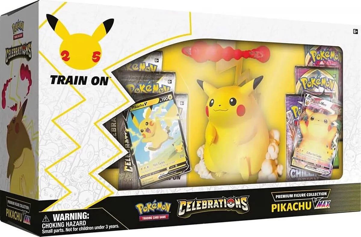 Pokémon TCG Celebrations Premium Figure Collection Pikachu VMAX Box
