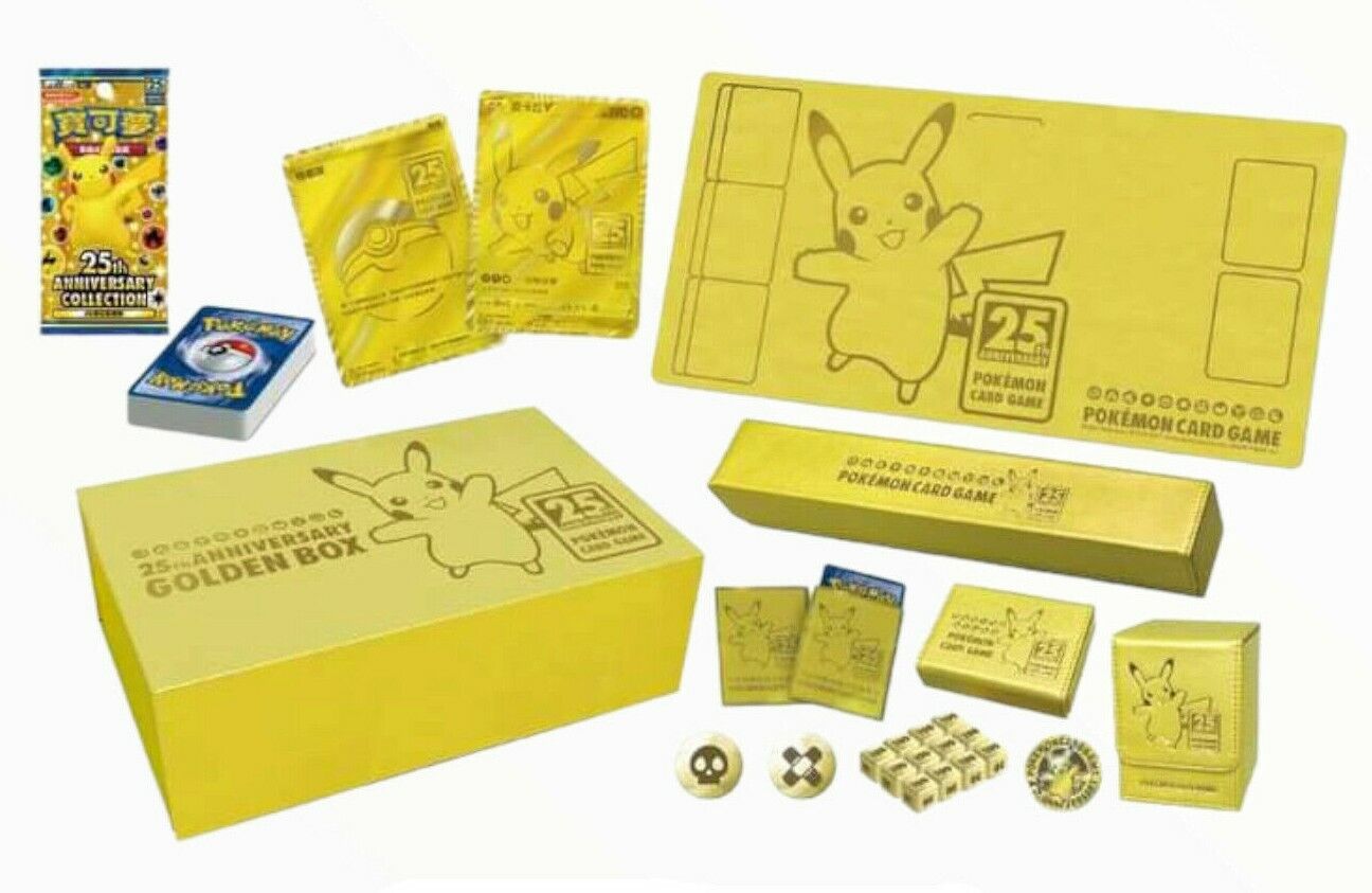 寶可夢中文 25th anniversary Golden Box NUOVO + IMBALLO ORIGINALE CN