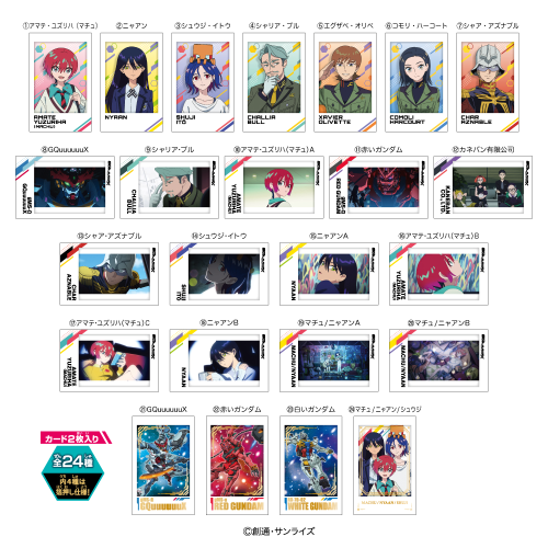 (Heart) キャラポトレ 機動戦士Gundam GQuuuuuuX