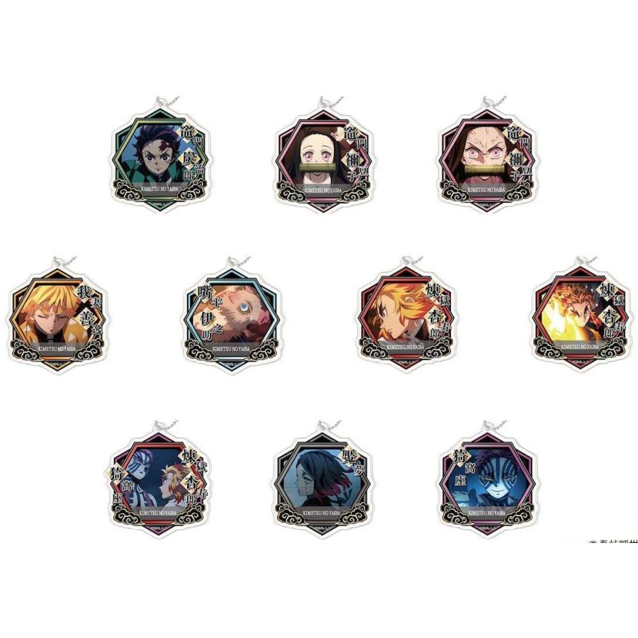 Decofla Acrylic Keychain Demon Slayer: Kimetsu no Yaiba Vol.4 [BOX of 10] kh. kc. as.