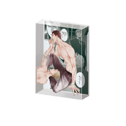 囀る鳥は羽ばたかない アクリルブロック：B／6巻口絵イラスト acrylic block