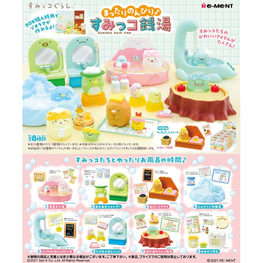 リーメントすみっコぐらしまったりのんびり♪すみっコ銭Soup BOX 8 types in total